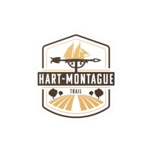 Hart-Montague Trail Bike Path Kiss-Cut Vinyl Decal